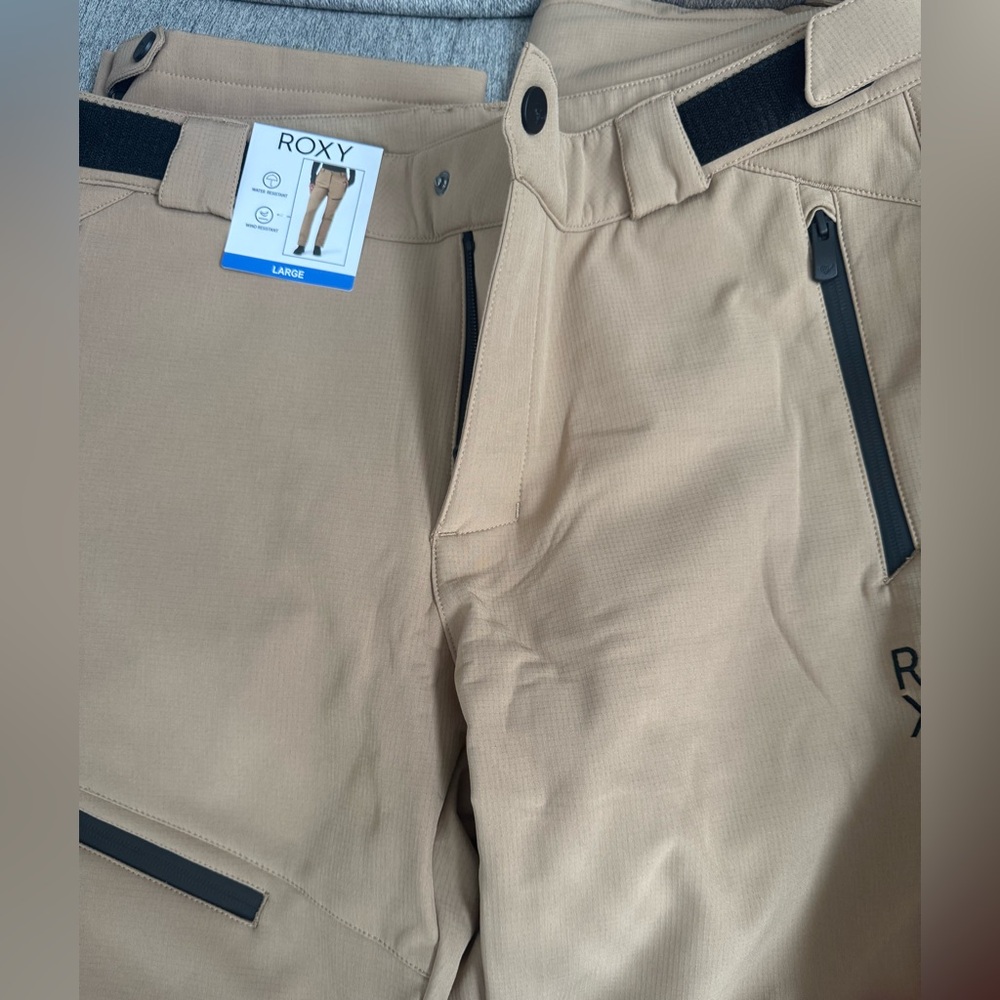 Roxy Beige Cargo Pants